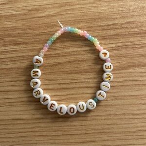 A marvelous time friendship bracelet